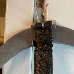 Black Yves Saint Laurent belt brand new